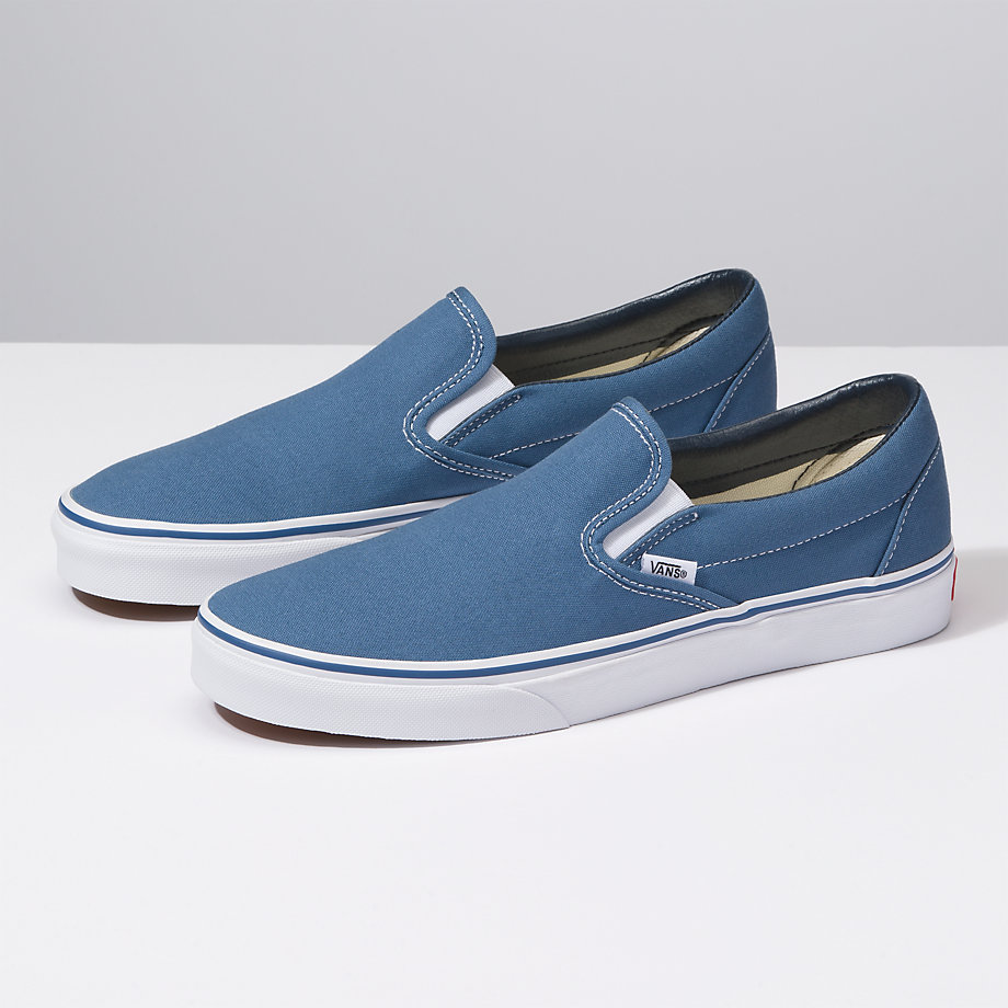 Vans Erkek Kaykay Ayakkabısı Slip-On Lacivert | 93843-421